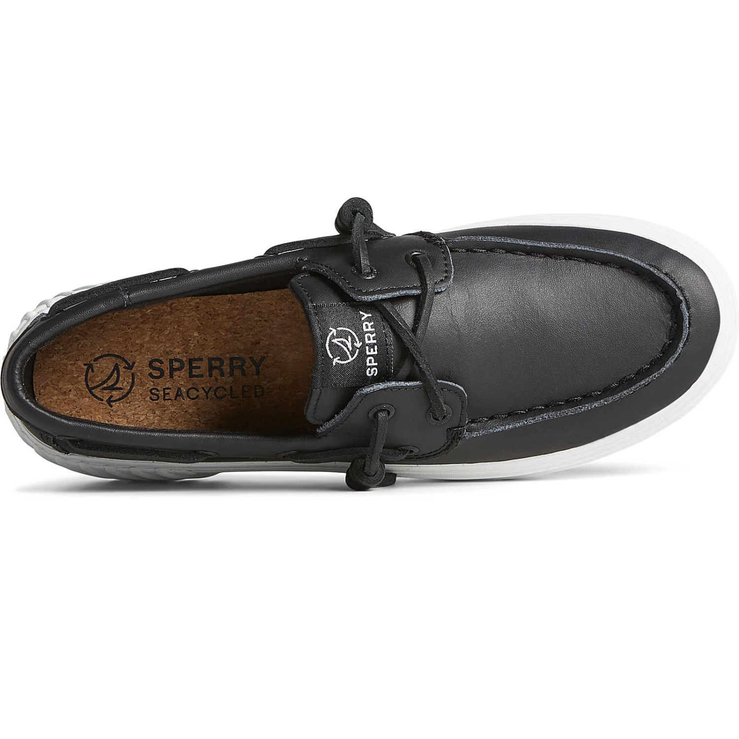 Sperry Top-Sider Women's Bahama 2.0 Leather Platform Sneaker Black 7 Sperry Top-Sider Women's Bahama 2.0 Leather Platform Sneaker Black - Image 5
