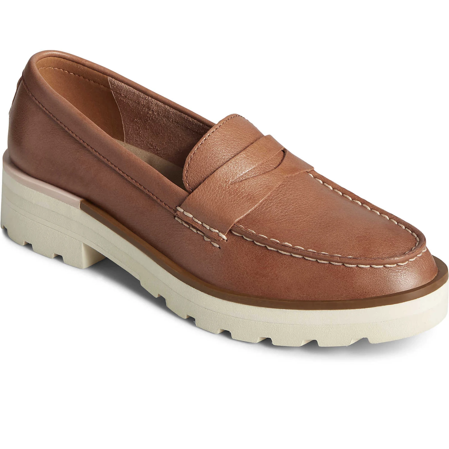 Sperry Top-Sider Women's Lug Penny Loafer Tan 4 Sperry Top-Sider Women's Lug Penny Loafer Tan - Image 2