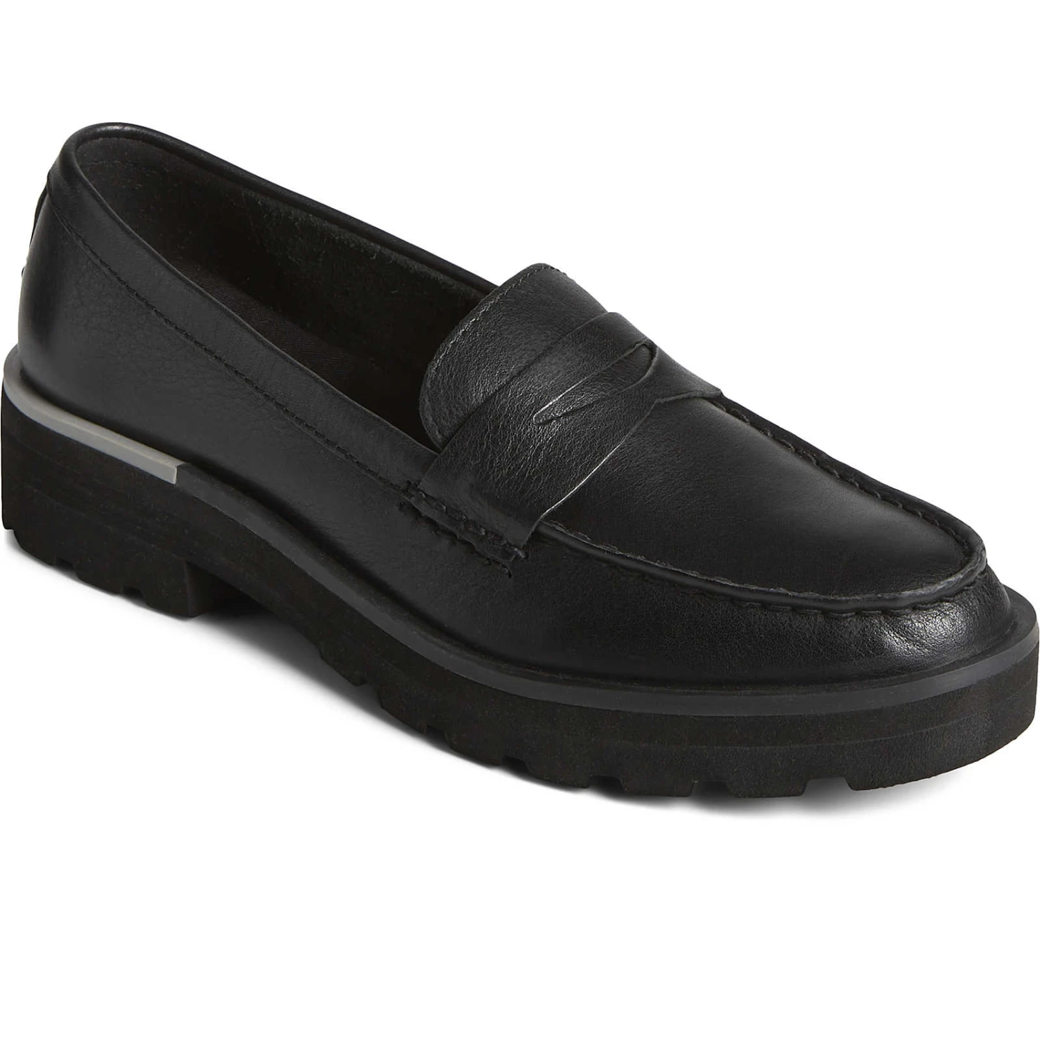 Sperry Top-Sider Women's Lug Penny Loafer Black 4 Sperry Top-Sider Women's Lug Penny Loafer Black - Image 2