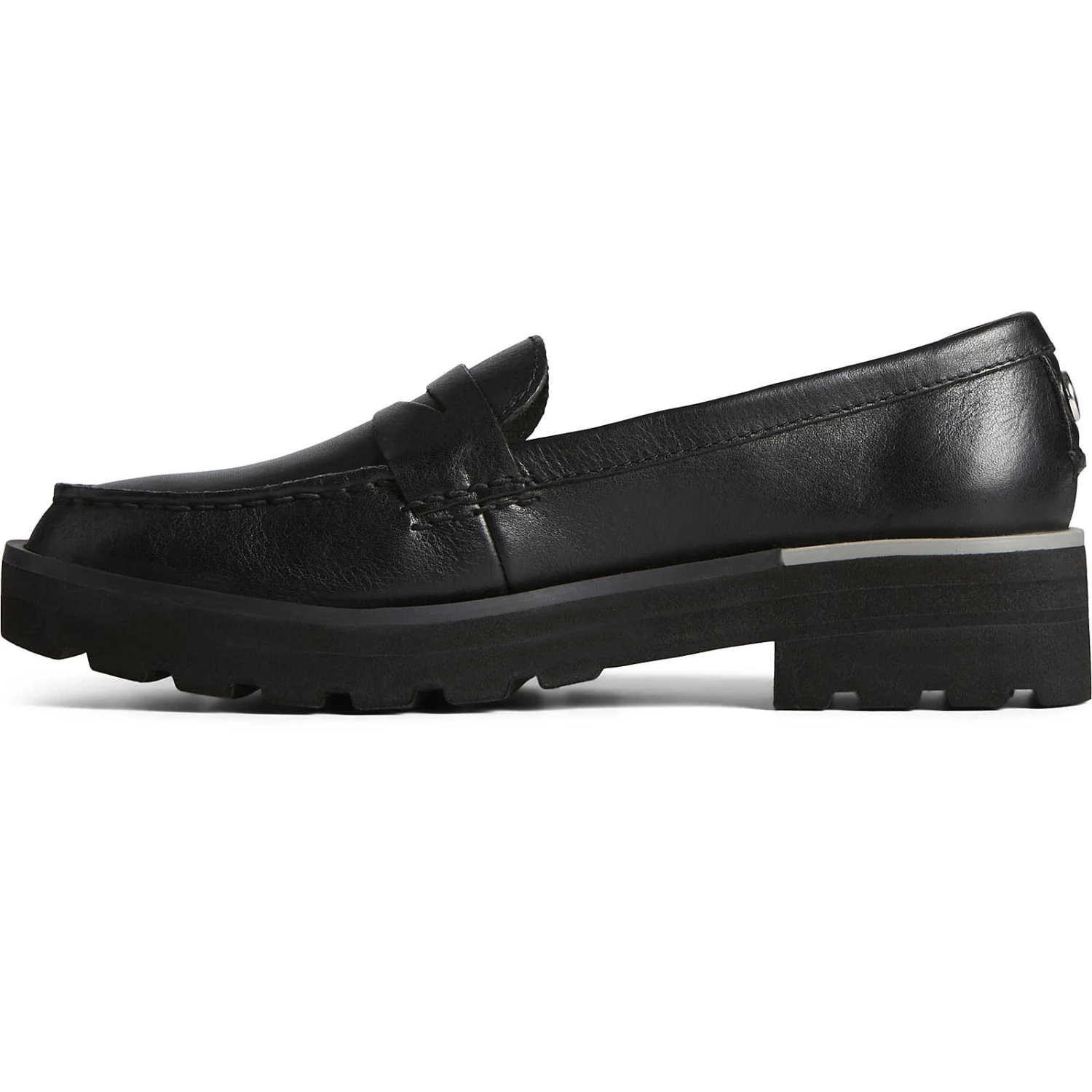 Sperry Top-Sider Women's Lug Penny Loafer Black 6 Sperry Top-Sider Women's Lug Penny Loafer Black - Image 4