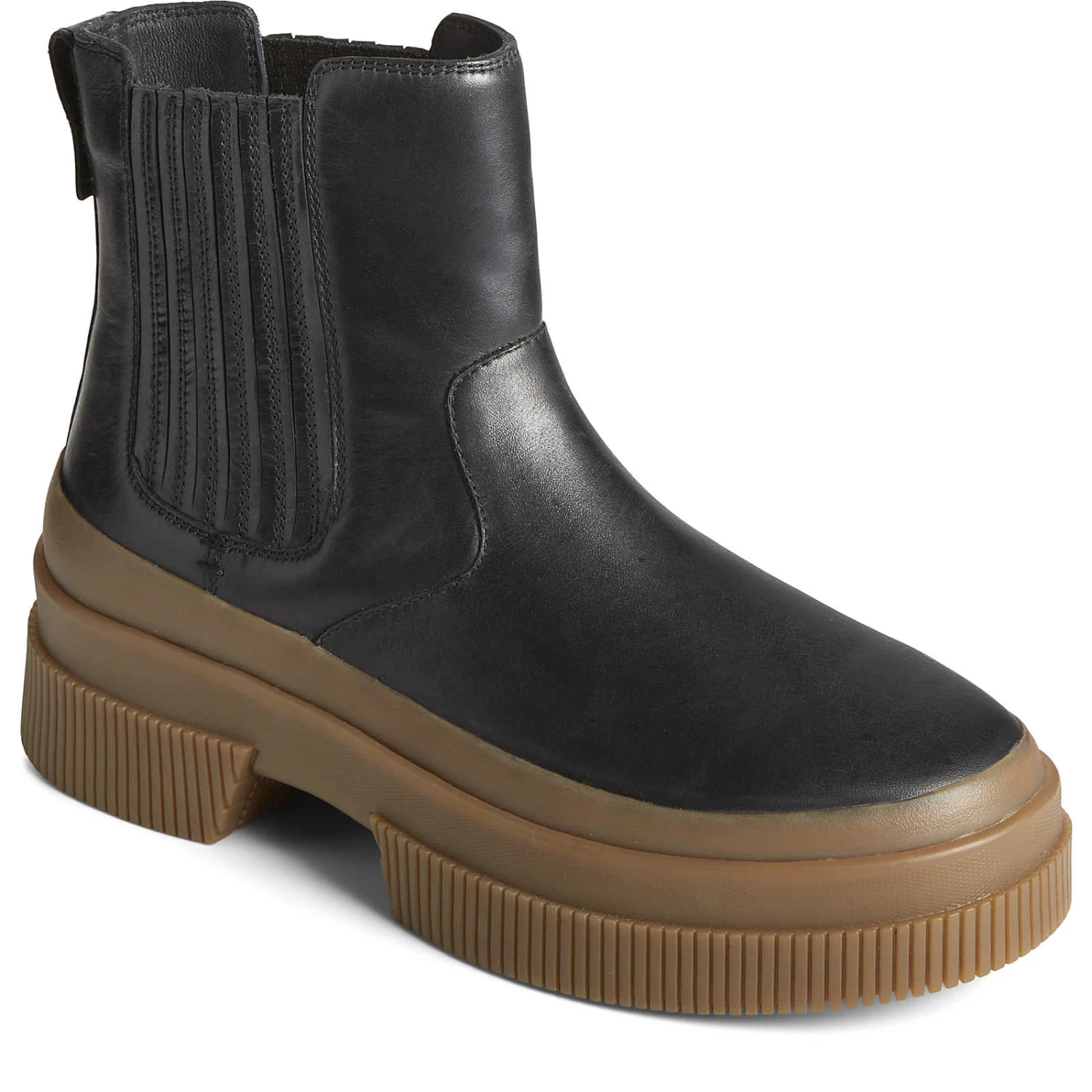 Sperry Top-Sider Women's Highland Chelsea Boot Black 5 Sperry Top-Sider Women's Highland Chelsea Boot Black - Image 3