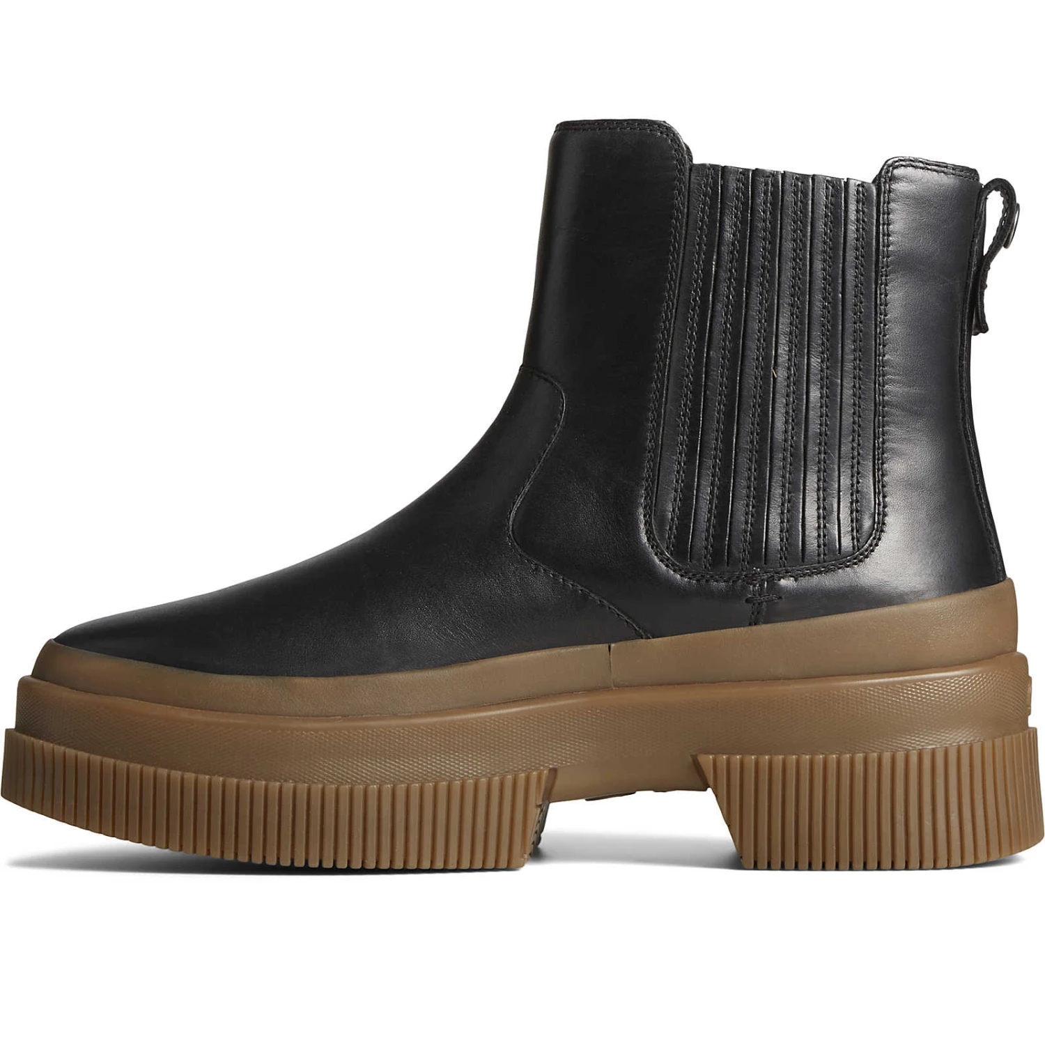 Sperry Top-Sider Women's Highland Chelsea Boot Black 7 Sperry Top-Sider Women's Highland Chelsea Boot Black - Image 5