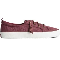 Sperry Top-Sider Women's Crest Vibe Jacquard Sneaker Cordovan
