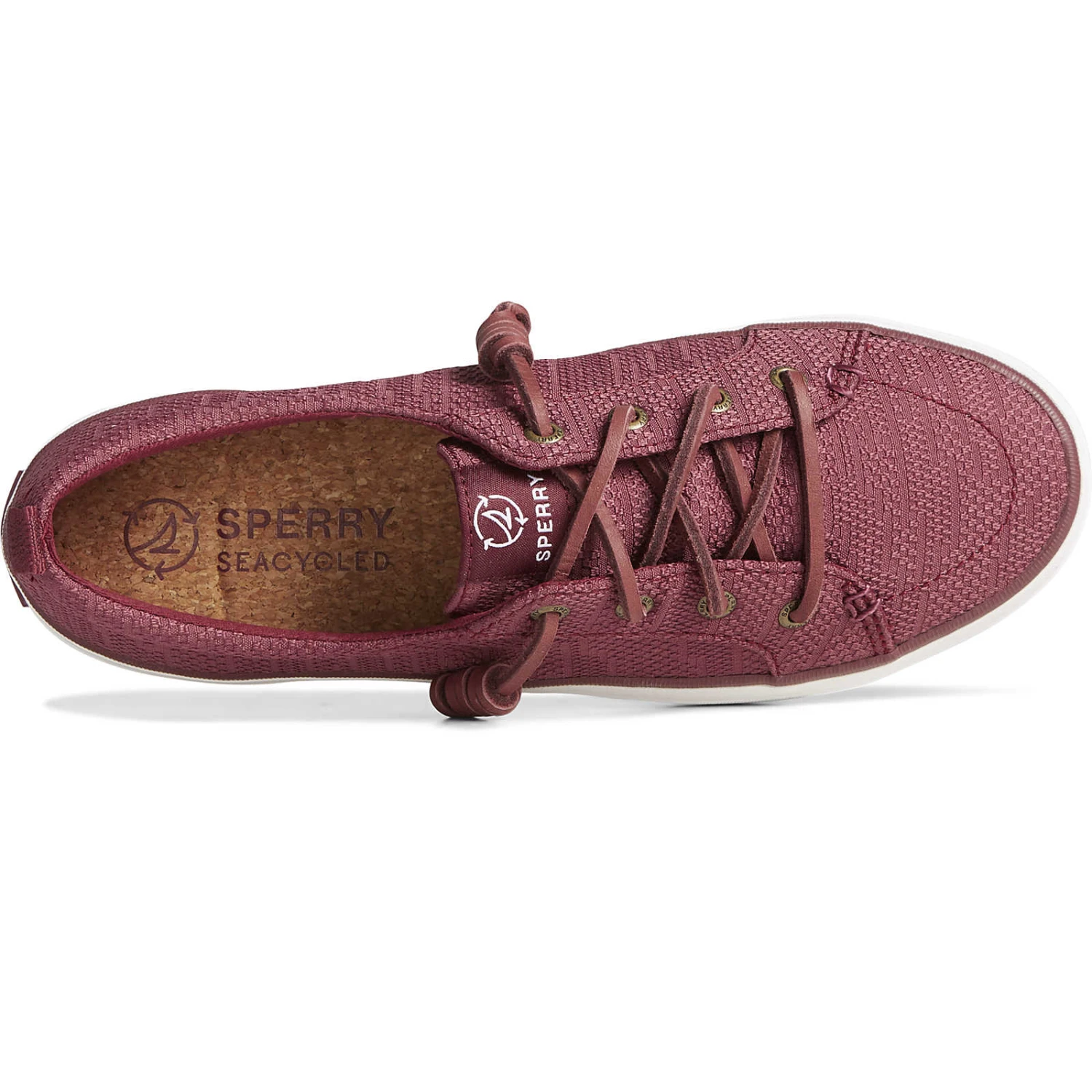 Sperry Top-Sider Women's Crest Vibe Jacquard Sneaker Cordovan 7 Sperry Top-Sider Women's Crest Vibe Jacquard Sneaker Cordovan - Image 5