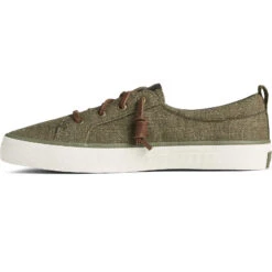 Sperry Top-Sider Women's SeaCycled™ Crest Vibe Baja Sneaker Olive -Sperry Top-Sider Sales STS88907 180