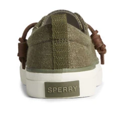 Sperry Top-Sider Women's SeaCycled™ Crest Vibe Baja Sneaker Olive -Sperry Top-Sider Sales STS88907 90