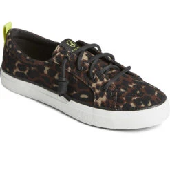 Sperry Top-Sider Women's Crest Vibe Cheetah Sneaker Black -Sperry Top-Sider Sales STS88919
