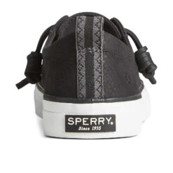 Sperry Top-Sider Women's Crest Vibe Embroidered Washable Sneaker Black -Sperry Top-Sider Sales STS88920 90