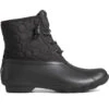 Sperry Top-Sider Women's Saltwater™ Circle Nylon Duck Boot Black -Sperry Top-Sider Sales STS88944 000