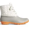 Sperry Top-Sider Women's Saltwater™ Circle Nylon Duck Boot White -Sperry Top-Sider Sales STS88948 000