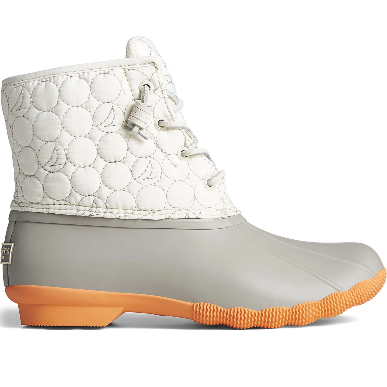 Sperry Top-Sider Women's Saltwater™ Circle Nylon Duck Boot White 3 Sperry Top-Sider Women's Saltwater™ Circle Nylon Duck Boot White