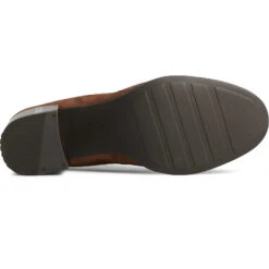 Sperry Top-Sider Women's Seaport Two-Tone Penny Heel Brown/Ivory -Sperry Top-Sider Sales STS88969 OUT