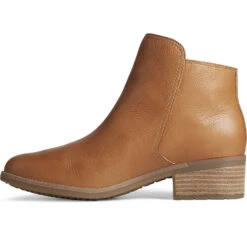 Sperry Top-Sider Women's Seaport Storm Waterproof Leather Boot Tan -Sperry Top-Sider Sales STS88973 180