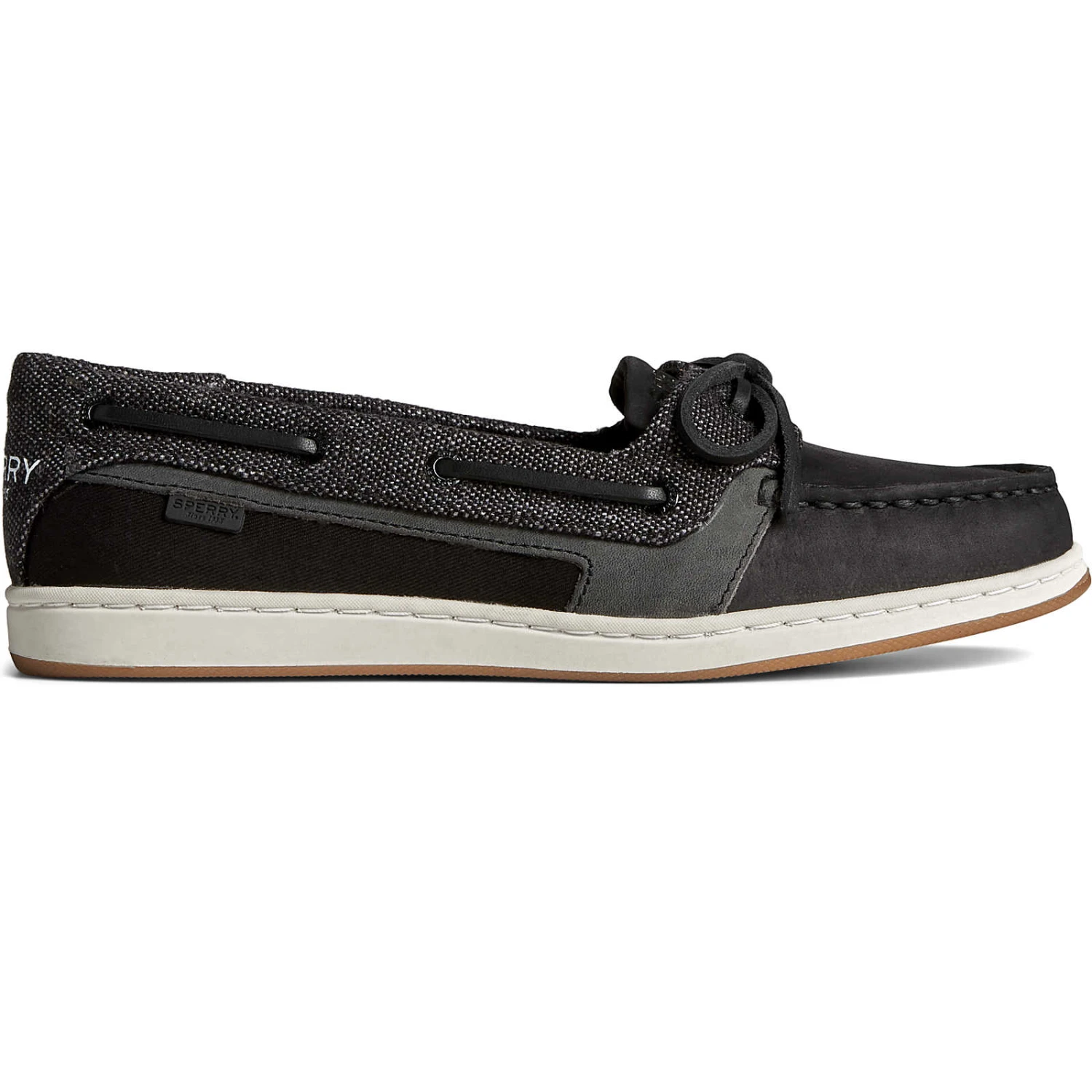 Sperry Top-Sider Women's Starfish 1-Eye Leather Baja Boat Shoe Black 3 Sperry Top-Sider Women's Starfish 1-Eye Leather Baja Boat Shoe Black