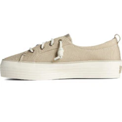 Sperry Top-Sider Women's SeaCycled™ Crest Vibe Textile Platform Sneaker Brown -Sperry Top-Sider Sales STS89042 180