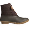Sperry Top-Sider Women's Saltwater Chevron Wool Duck Boot Java -Sperry Top-Sider Sales STS89077 000