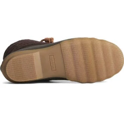 Sperry Top-Sider Women's Saltwater Chevron Wool Duck Boot Java -Sperry Top-Sider Sales STS89077 OUT