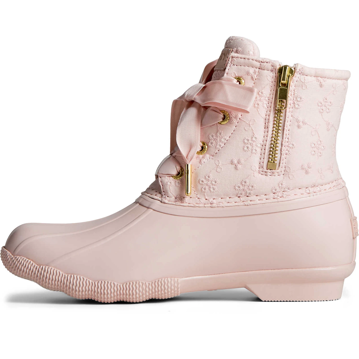Sperry Top-Sider Women's Saltwater Eyelet Duck Boot Pink 6 Sperry Top-Sider Women's Saltwater Eyelet Duck Boot Pink - Image 4