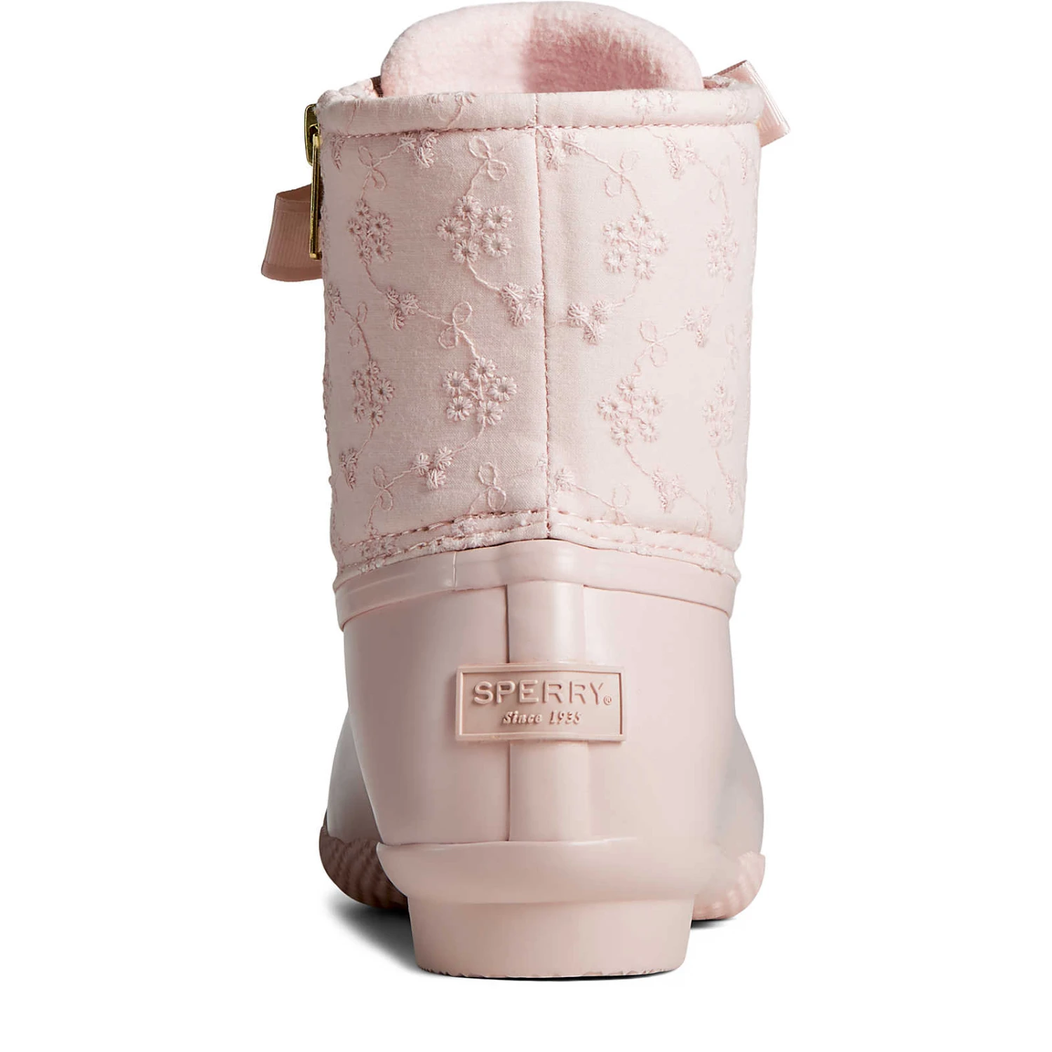 Sperry Top-Sider Women's Saltwater Eyelet Duck Boot Pink 5 Sperry Top-Sider Women's Saltwater Eyelet Duck Boot Pink - Image 3