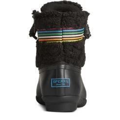 Sperry Top-Sider Women's Saltwater™ Rainbow Sherpa Duck Boot Black -Sperry Top-Sider Sales STS89081 90