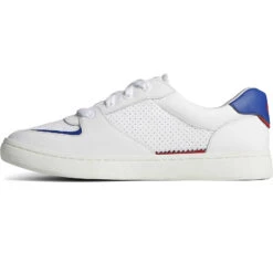 Sperry Top-Sider Women's SeaCycled™ Kona Cupsole Sneaker White/Blue -Sperry Top-Sider Sales STS89095 180