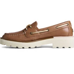 Sperry Top-Sider Women's Chunky Leather Boat Shoe Tan -Sperry Top-Sider Sales STS89096 180