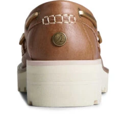 Sperry Top-Sider Women's Chunky Leather Boat Shoe Tan -Sperry Top-Sider Sales STS89096 90