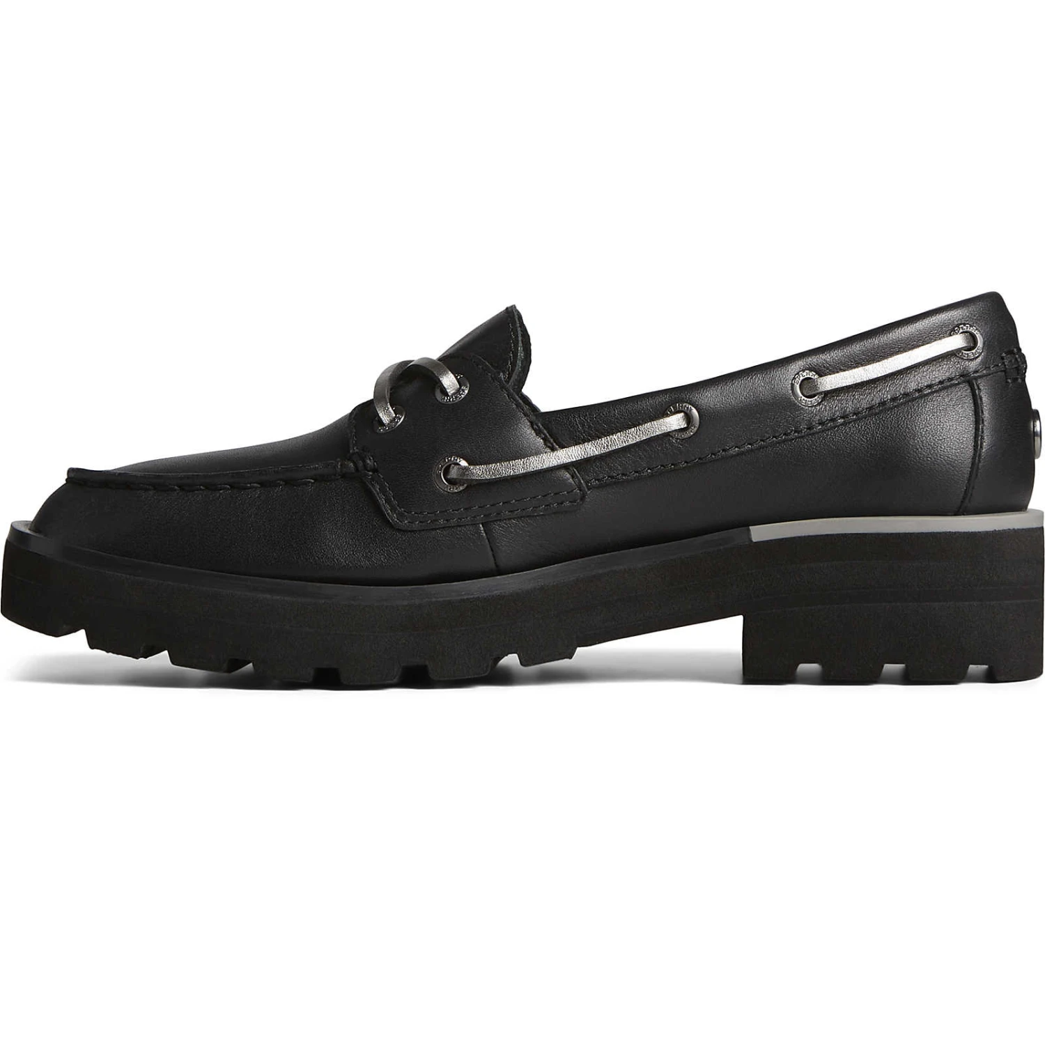 Sperry Top-Sider Women's Chunky Leather Boat Shoe Black 6 Sperry Top-Sider Women's Chunky Leather Boat Shoe Black - Image 4