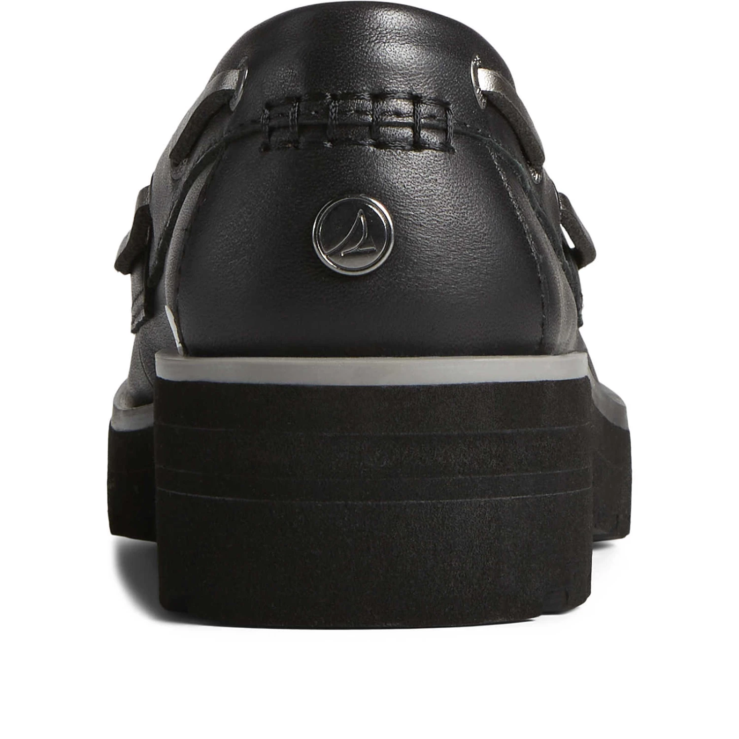 Sperry Top-Sider Women's Chunky Leather Boat Shoe Black 5 Sperry Top-Sider Women's Chunky Leather Boat Shoe Black - Image 3