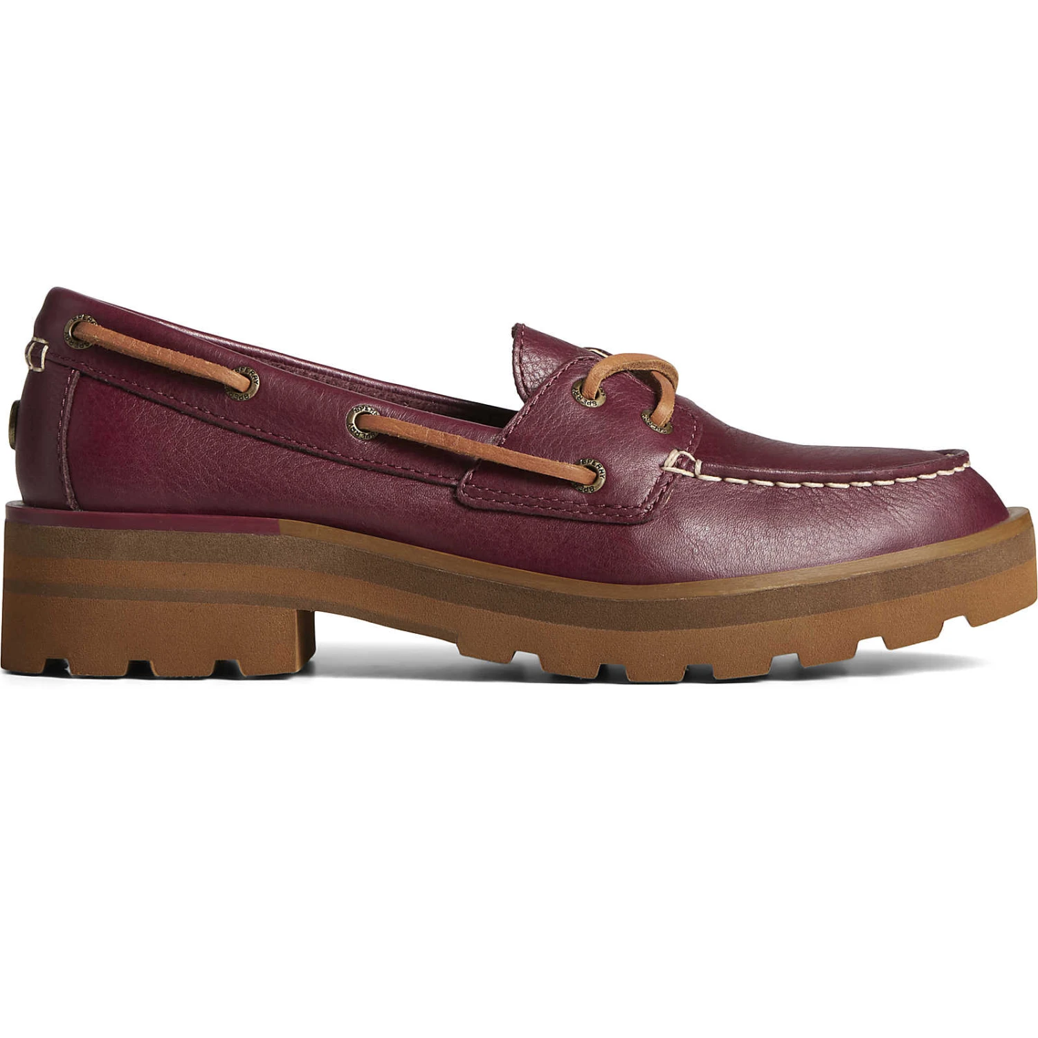 Sperry Top-Sider Women's Chunky Leather Boat Shoe Cordovan 3 Sperry Top-Sider Women's Chunky Leather Boat Shoe Cordovan