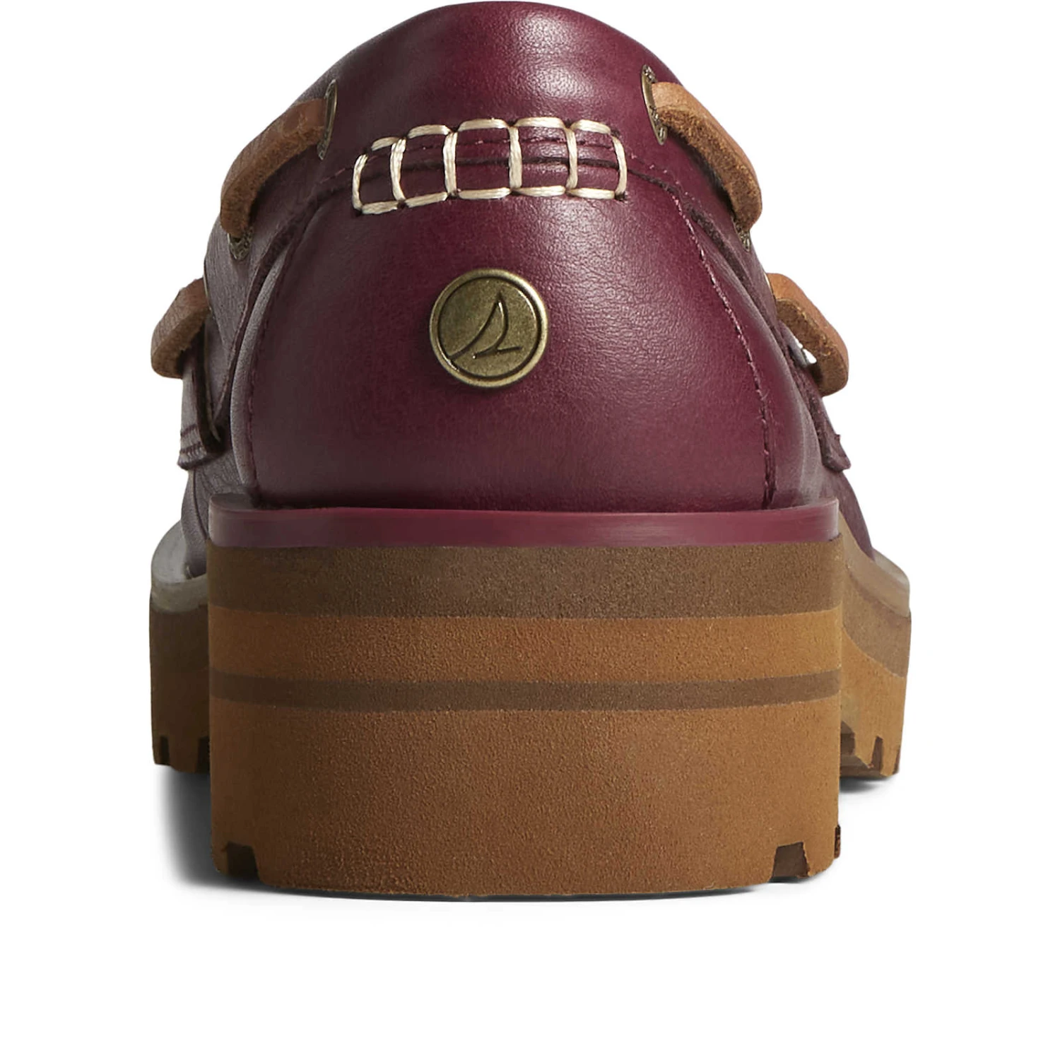 Sperry Top-Sider Women's Chunky Leather Boat Shoe Cordovan 5 Sperry Top-Sider Women's Chunky Leather Boat Shoe Cordovan - Image 3