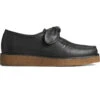 Sperry Top-Sider Women's Captain's Crepe Bow Oxford Black -Sperry Top-Sider Sales STS89100 000