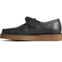 Sperry Top-Sider Women's Captain's Crepe Bow Oxford Black -Sperry Top-Sider Sales STS89100 180