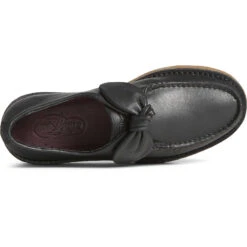 Sperry Top-Sider Women's Captain's Crepe Bow Oxford Black -Sperry Top-Sider Sales STS89100 TOP