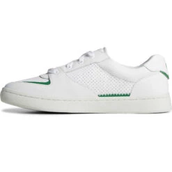 Sperry Top-Sider Women's SeaCycled™ Kona Cupsole Sneaker White/Green -Sperry Top-Sider Sales STS89101 180
