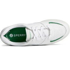 Sperry Top-Sider Women's SeaCycled™ Kona Cupsole Sneaker White/Green -Sperry Top-Sider Sales STS89101 TOP