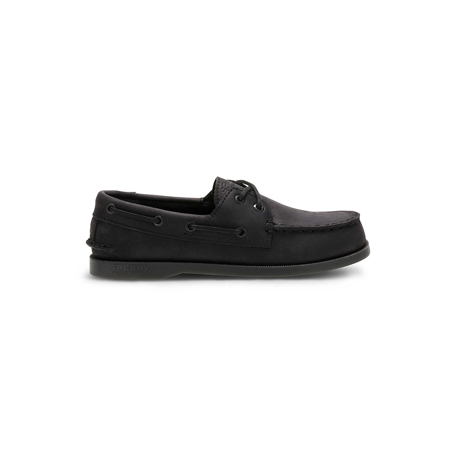 Sperry Top-Sider Big Kid's Authentic Original™ Boat Shoe Black 3 Sperry Top-Sider Big Kid's Authentic Original™ Boat Shoe Black