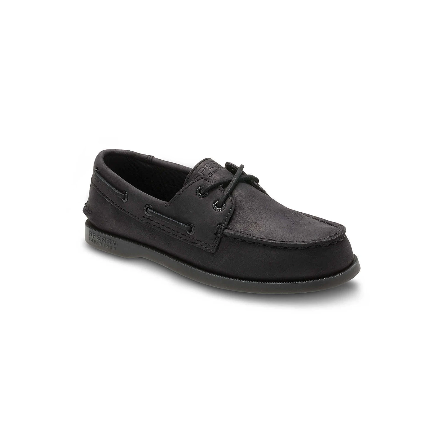 Sperry Top-Sider Big Kid's Authentic Original™ Boat Shoe Black 4 Sperry Top-Sider Big Kid's Authentic Original™ Boat Shoe Black - Image 2