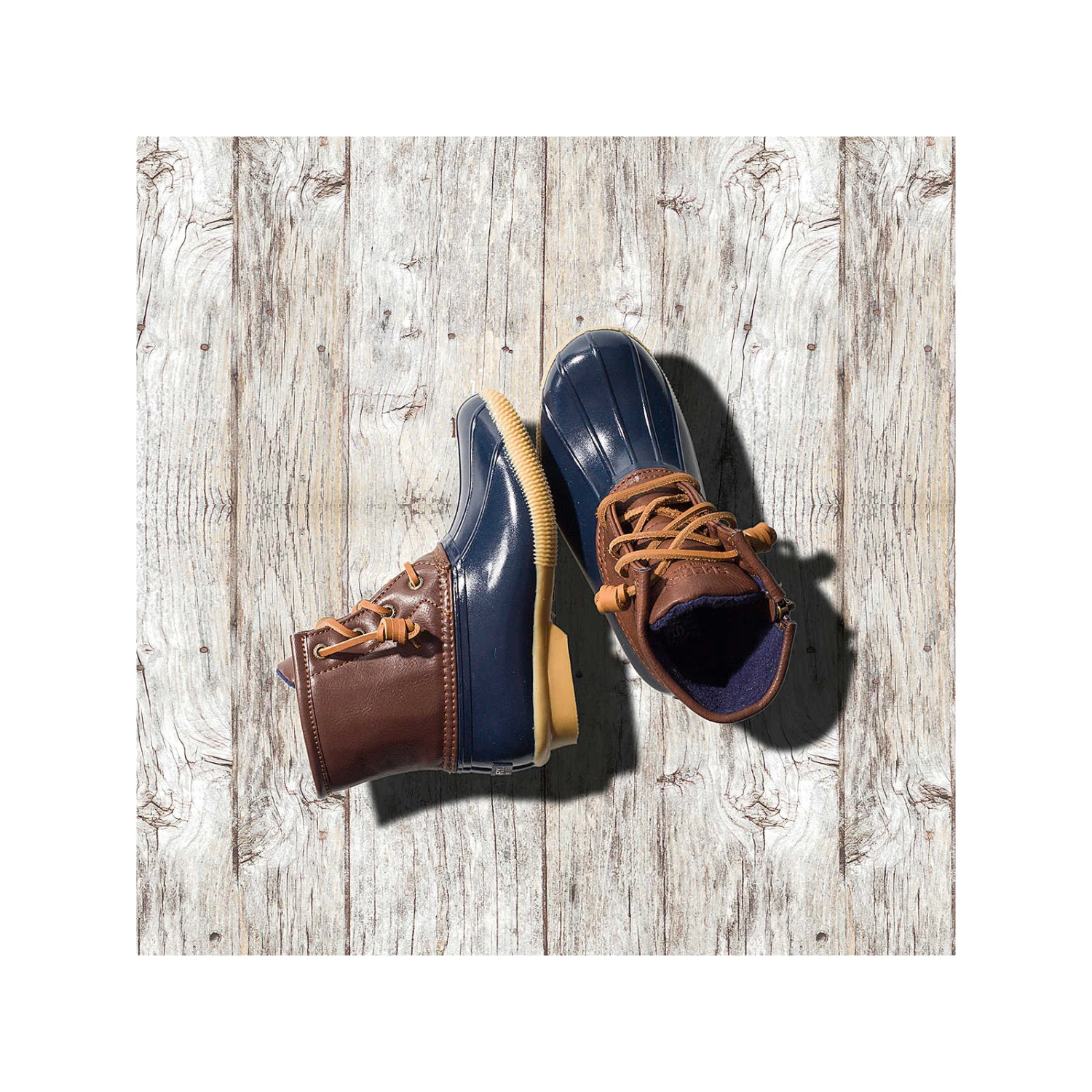 Sperry Top-Sider Little Kid's Saltwater Duck Boot Navy 4 Sperry Top-Sider Little Kid's Saltwater Duck Boot Navy - Image 2